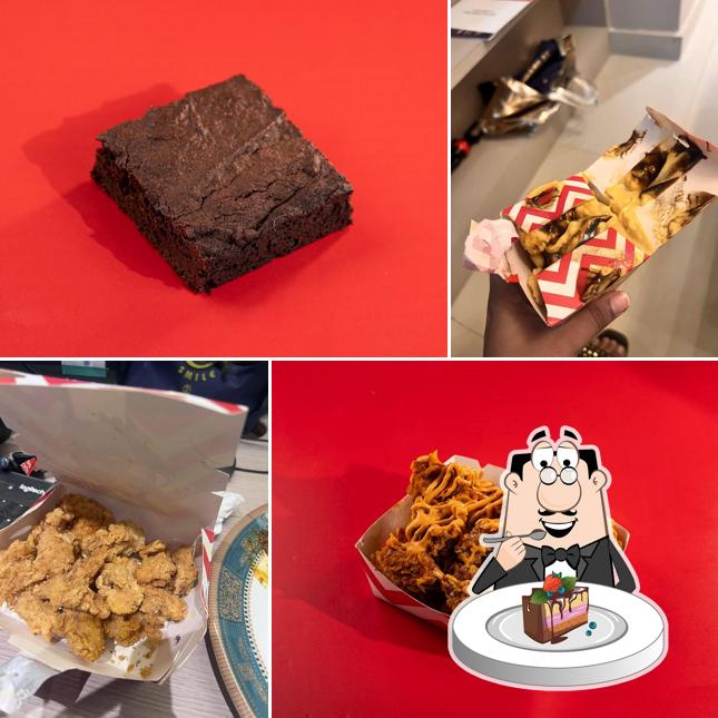 Chocolate cake at KHA - Burgers, Fries, Fried Chicken