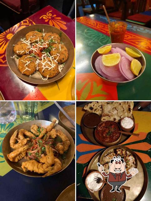 Food at Papa Pancho da Dhaba