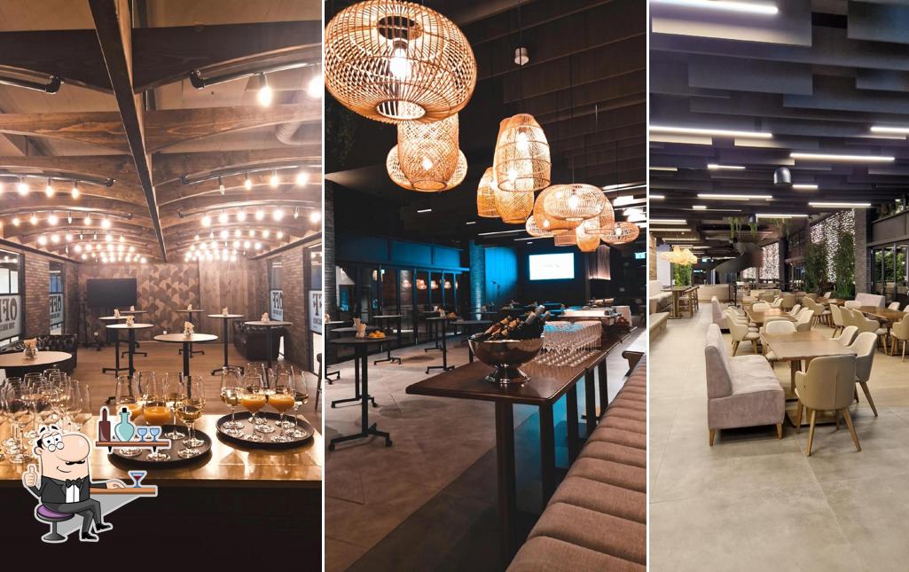 Gli interni di BOOST eat & drink
