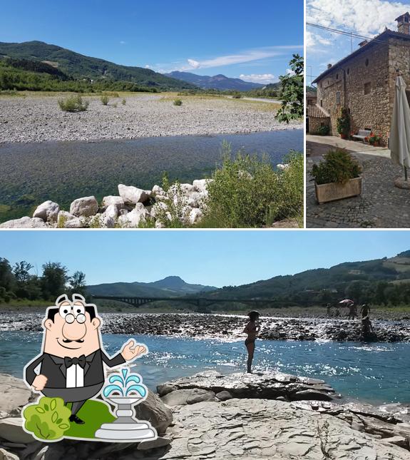 Goditi la vista dagli esterni di Barrio Cafè