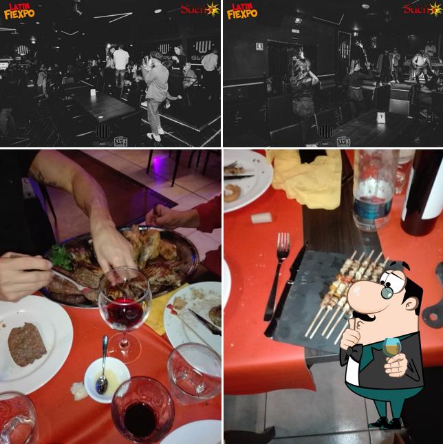 La bancone da bar e cibo del ristorante