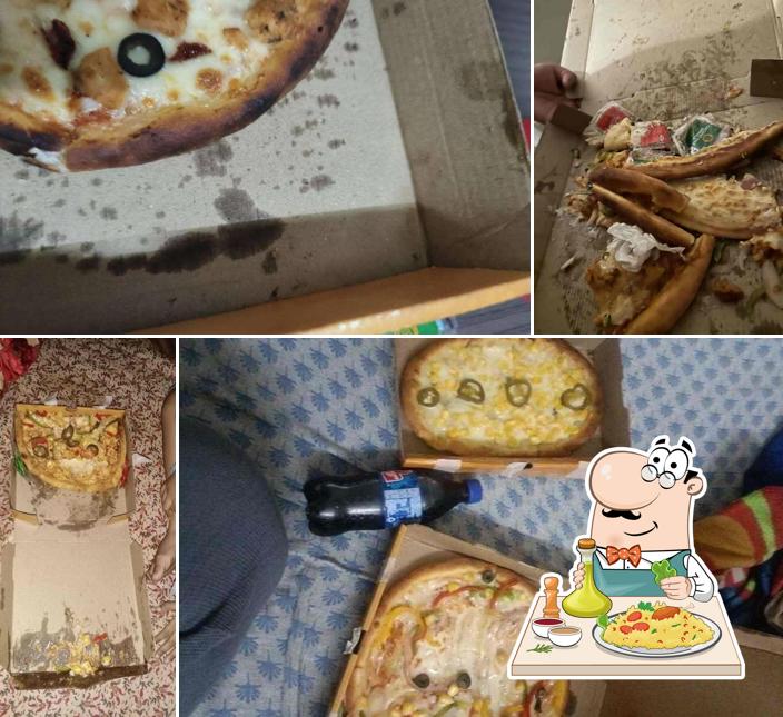 Food at Crusto's - Cheese Burst Pizza By Olio