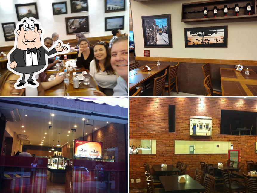 O interior do Gustati Grill