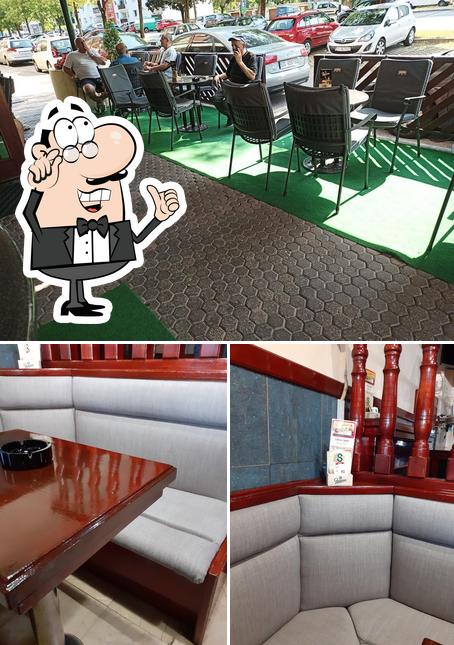 Gli interni di Cafe bar Mario