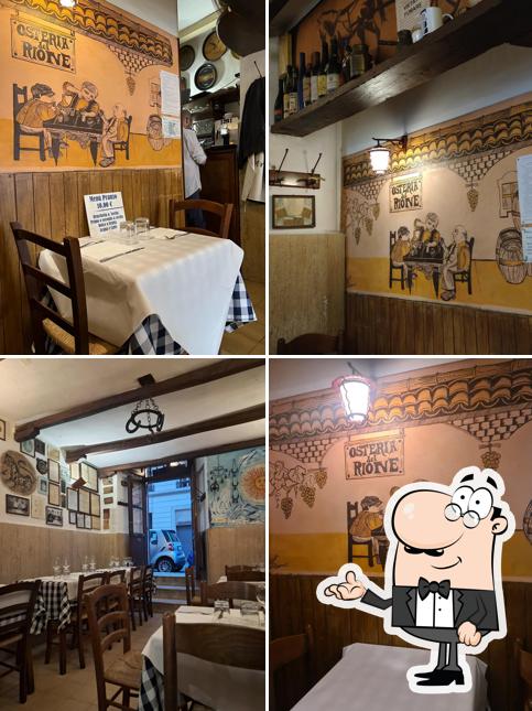 Dai un'occhiata agli interni di Osteria Del Rione