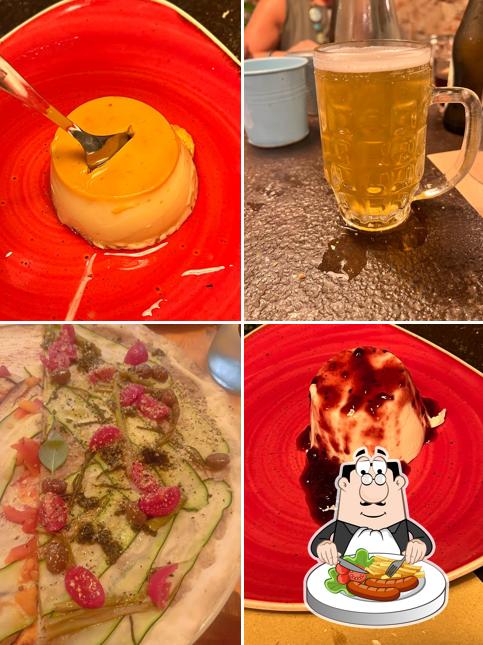 Platti al Ristorante Cagiada