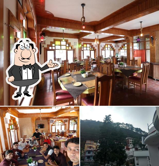 The image of interior and exterior at Sarthak Inn and Tarang Restaurant