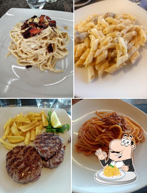 Spaghetti alla carbonara al Garden Bistrot