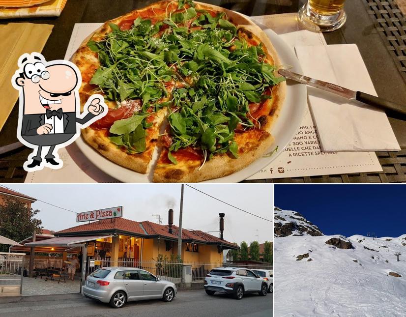 Questa è la immagine che presenta la esterno e cibo di Arte & Pizza