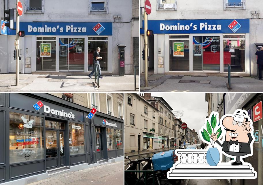 L'extérieur de Domino's Pizza Besançon