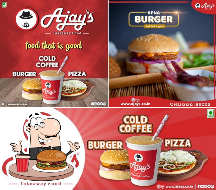 Try out a burger at Ajay's - Gandhiwadi, Umargam, Valsad