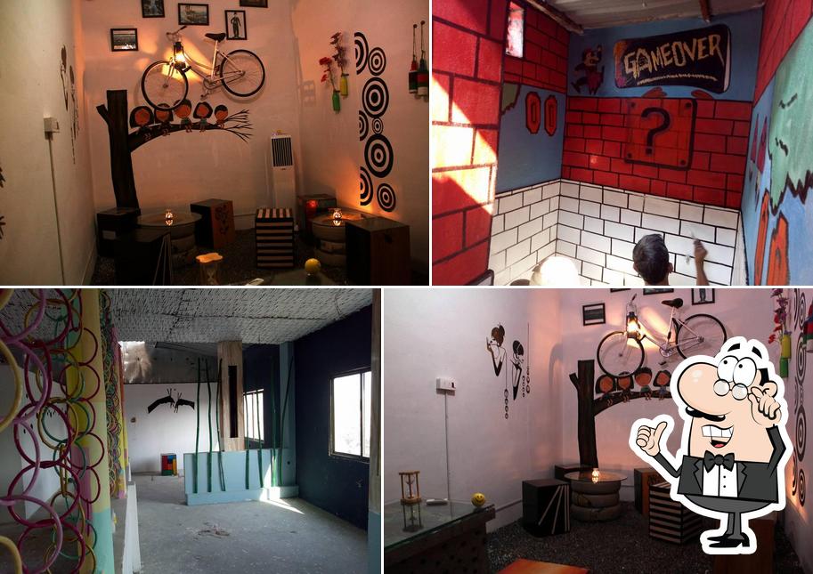 The interior of Akula restaurant