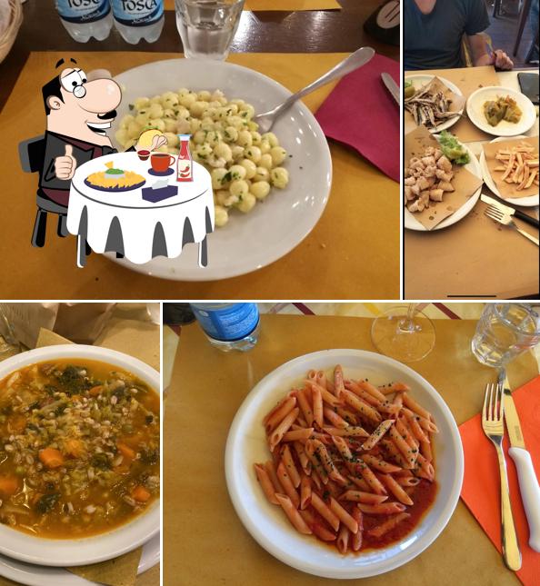 Piatto di formaggi al Braccobaldo Trattoria