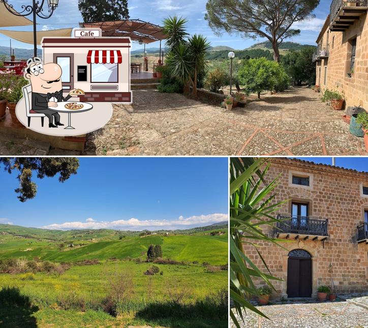 Goditi la vista dall'area esterna di Casale Villa Rainò