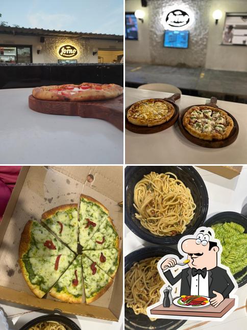 Meals at Forno al fresco pizzeria