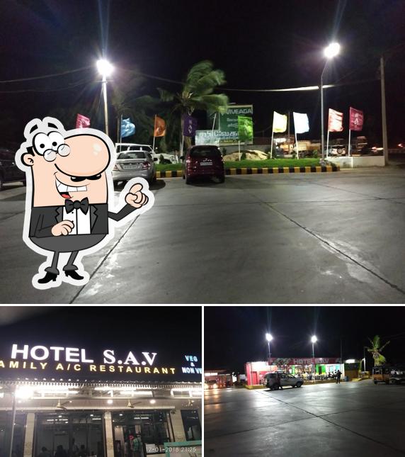 The exterior of Hotel SAV