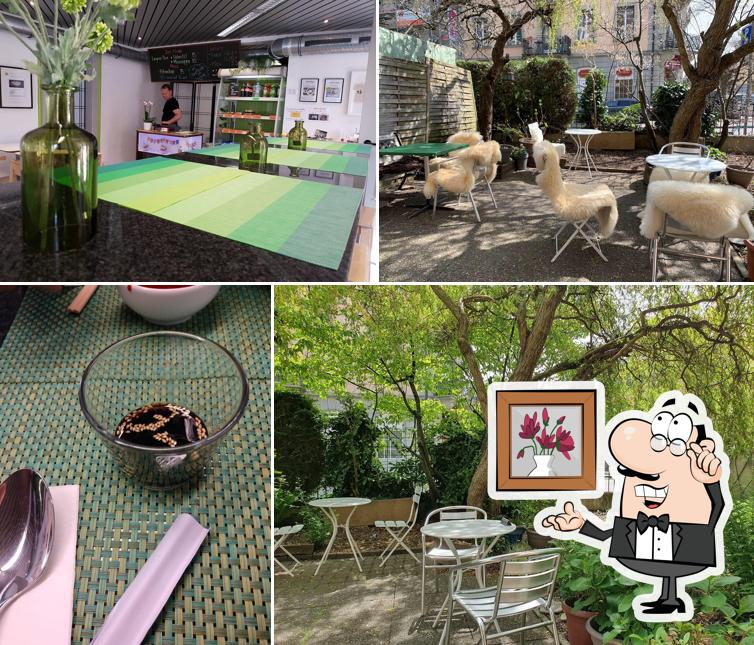 Gli interni di Jinny's Sushi