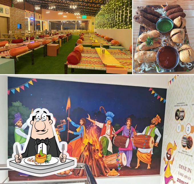Among various things one can find food and interior at Kapoor's Cafe - Yelahanka
