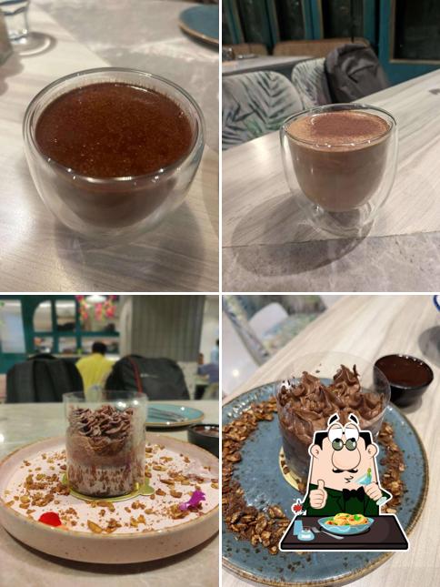 Chocolate mousse at Seeds Of Life- Juhu