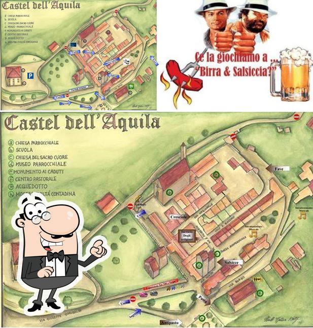La immagine di esterno e bevanda da Taverna d'Autunno Castel dell'Aquila Montecastrilli