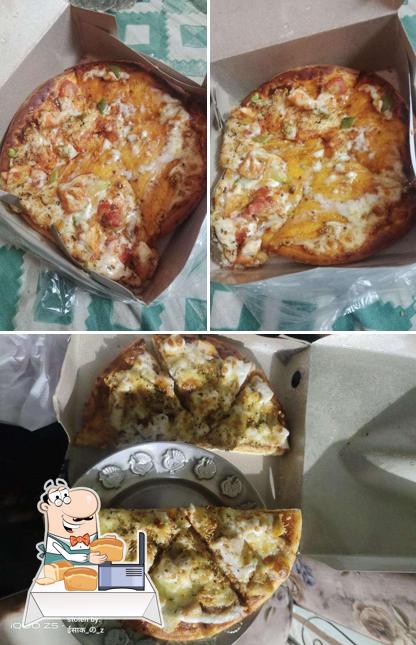Garlic bread at Valentines Cafe