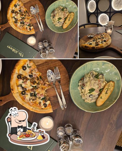 Get pizza at Via Milano