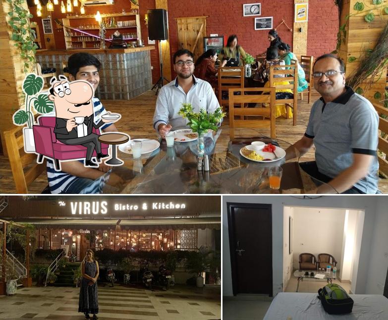 Take a seat at one of the tables at The Klay