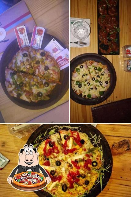 Get pizza at Z27 Coffee Bar