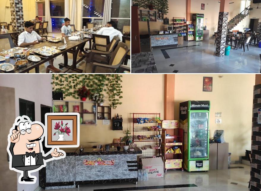 The interior of Mannat Dhaba and hotel