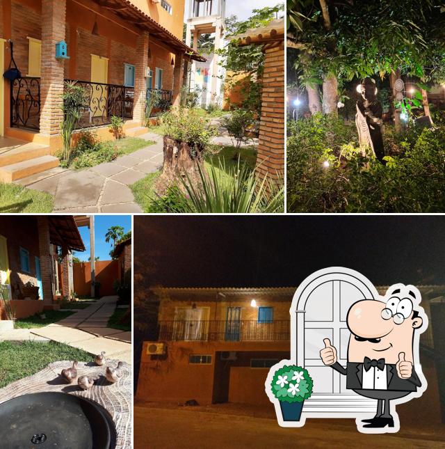Veja imagens do exterior do Bistrô e Pousada Casa das Flores
