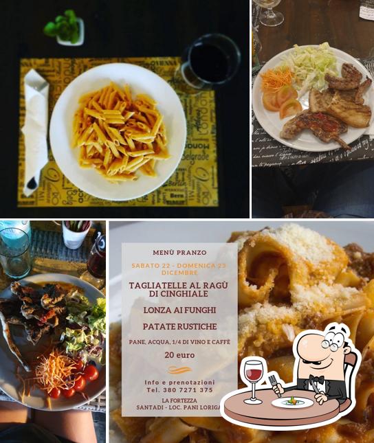 Platti al Ristorante La Fortezza