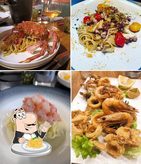 Spaghetti alla carbonara al Cantina Antica