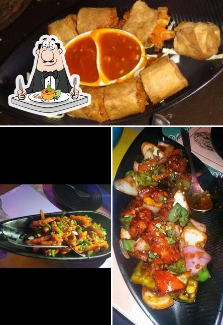 Meals at Hookups Cafe N Lounge