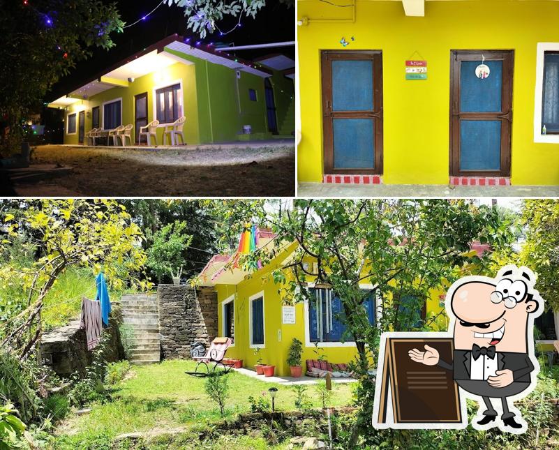 You can get some fresh air outside Le Jardin French Cafe & Homestay