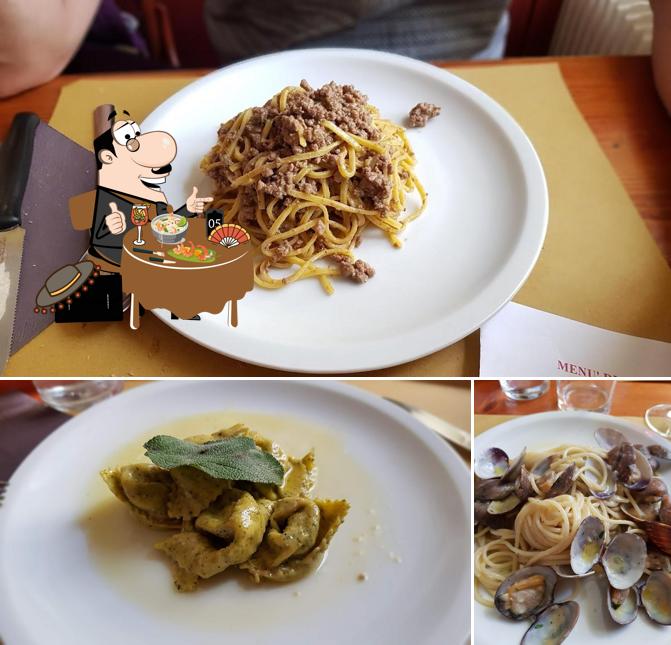 Cibo al Osteria con cucina al Cappello