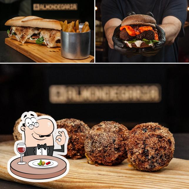 Platos en A Almondegaria