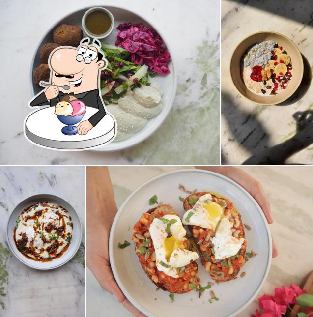 Conscious Cafe offers a selection of sweet dishes