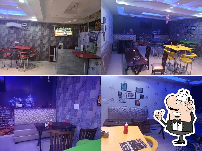 The interior of Gup Shup Coffee Cafe