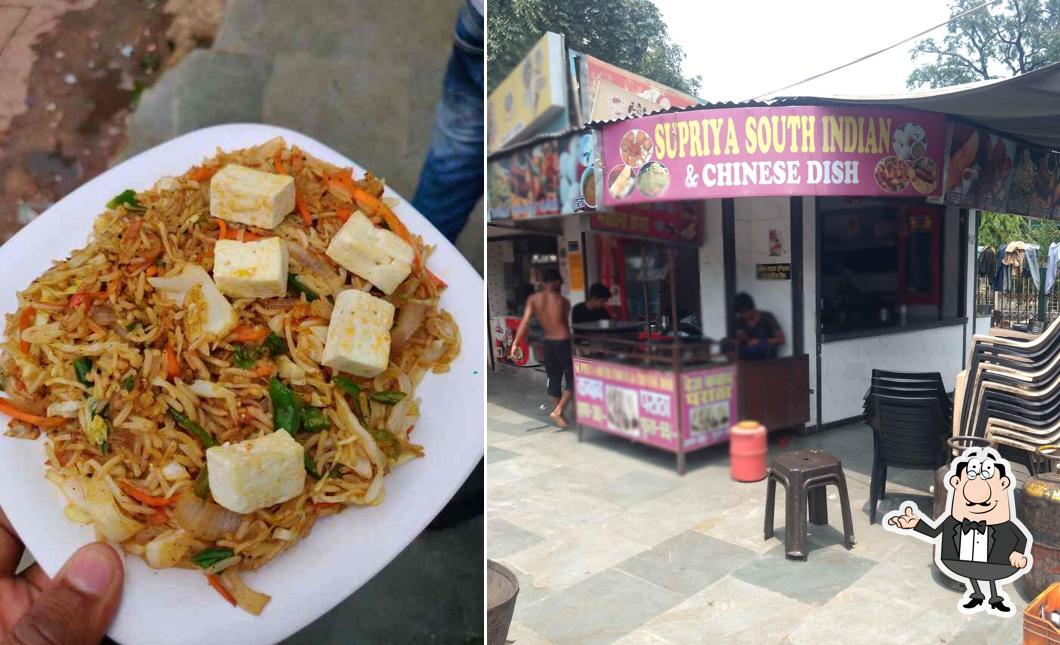 The interior of Supriya South Indian & Chinese Dish
