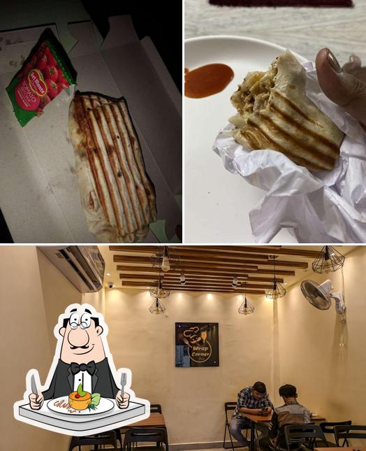 THE WRAP CORNER is distinguished by food and interior