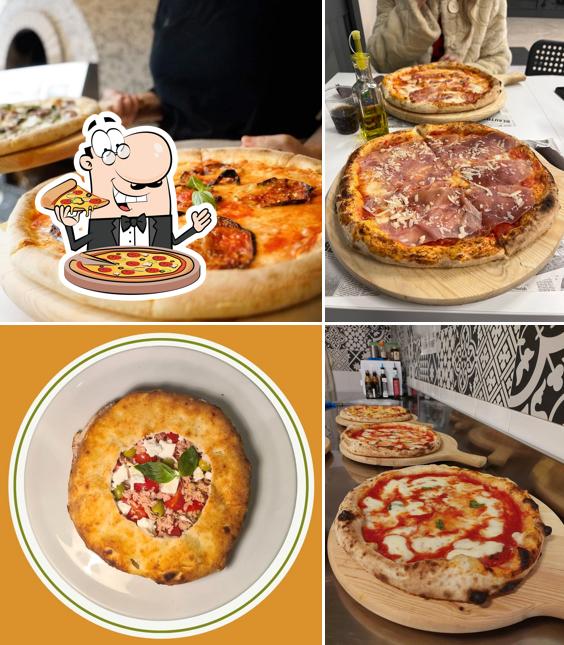 A Pizzeria Oro Bianco Mirandola, puoi prenderti una bella pizza