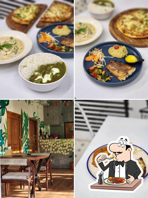 The restaurant's food and interior