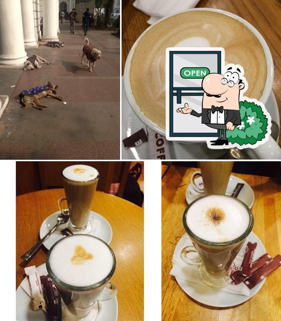 Check out how Costa Coffee looks outside