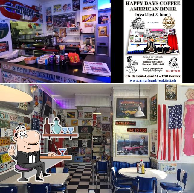 Gli interni di Happy Days