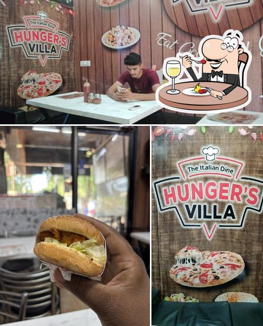 The image of Hunger's Villa’s food and interior
