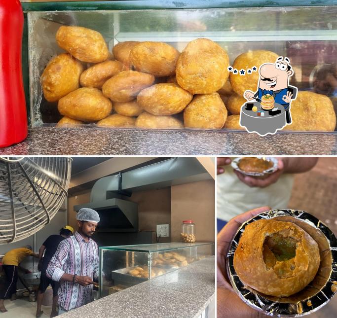 Among different things one can find food and interior at Kota Kachori Manjalpur