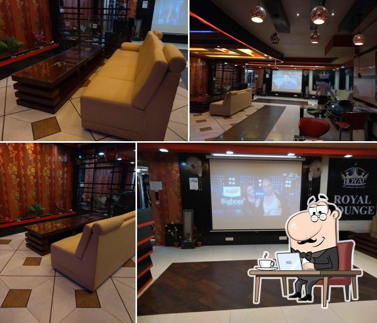 The interior of The Royale Lounge