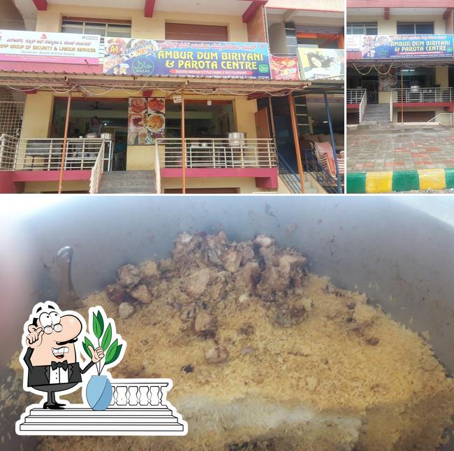 The exterior of Bangalore A1 Star Ambur Briyani&parota Centre