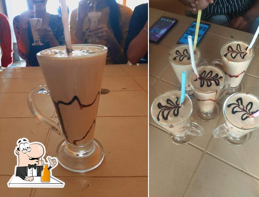 Cafe MK offers a range of beverages