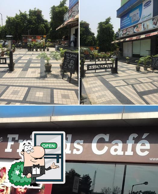 The exterior of Friends Cafe